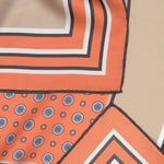 Tangerine Italian Silk Neckerchief