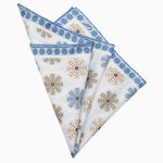 Pale Blue Silk Italian Pocket Square