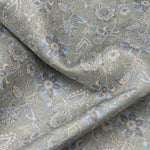 Double Sided Silk Pocket Square Sage Green