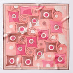 Luxury handmade Italian silk pocket square hand rolled