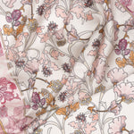 Women's Pink Floral Italian Silk Scarf