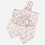 Pink Floral Italian Silk Ascot Tie