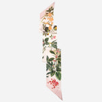 Women's Pink Floral Italian Silk Bandeau