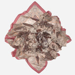 Pink Modal Cashemere Square Scarf