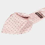 Pink Polka Dot Italian Handmade Silk Tie