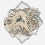 Powder Blue Modal Cashemere Square Scarf