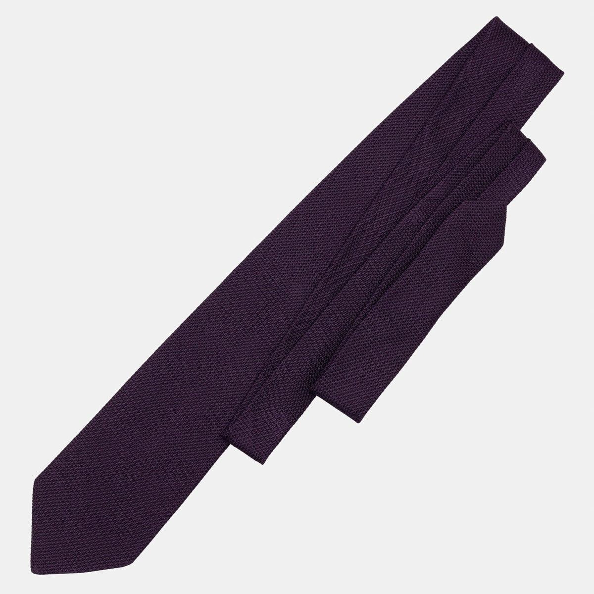 Luxury Purple Grenadine Garza Fina Tie - Made in Italy