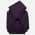 Purple Grenadine Garza Fina Tie - Made in Italy