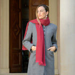 Red Italian Cashmere Scarf
