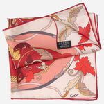 Women's Silk Bandana Berry Red