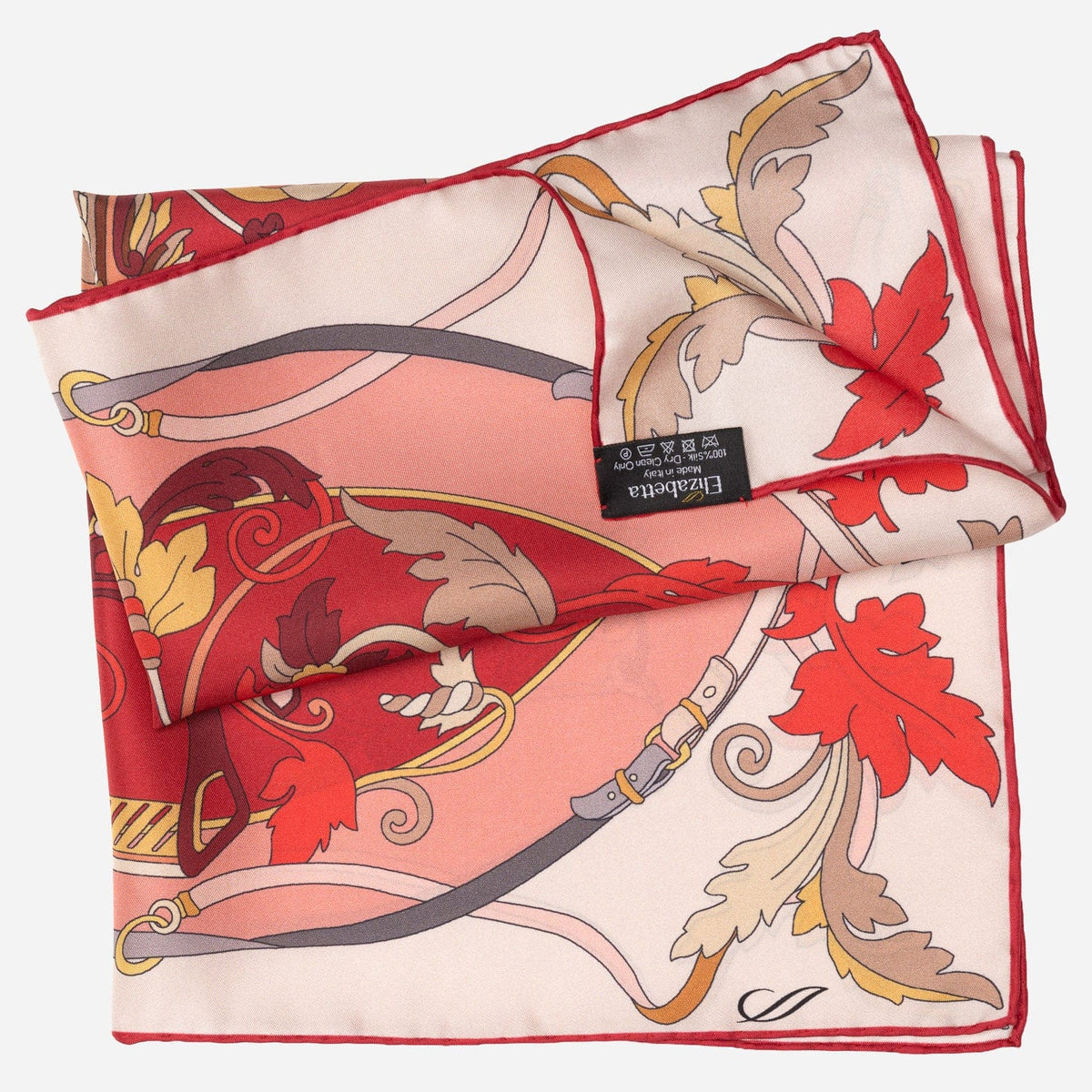 Women's Silk Bandana Berry Red