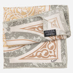 Sage Green Silk Italian Pocket Square