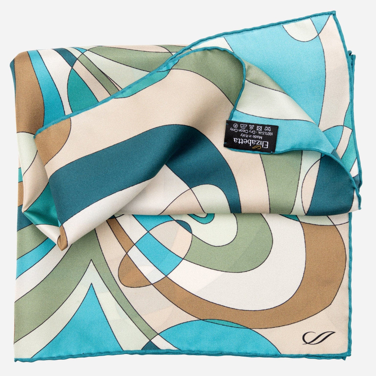 Women's Sea Colors Italian Silk Bandana