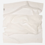 White Large Silk Georgette Wrap Shawl