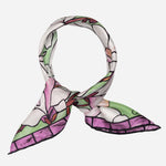 Women's Silk Bandana Pink Floral