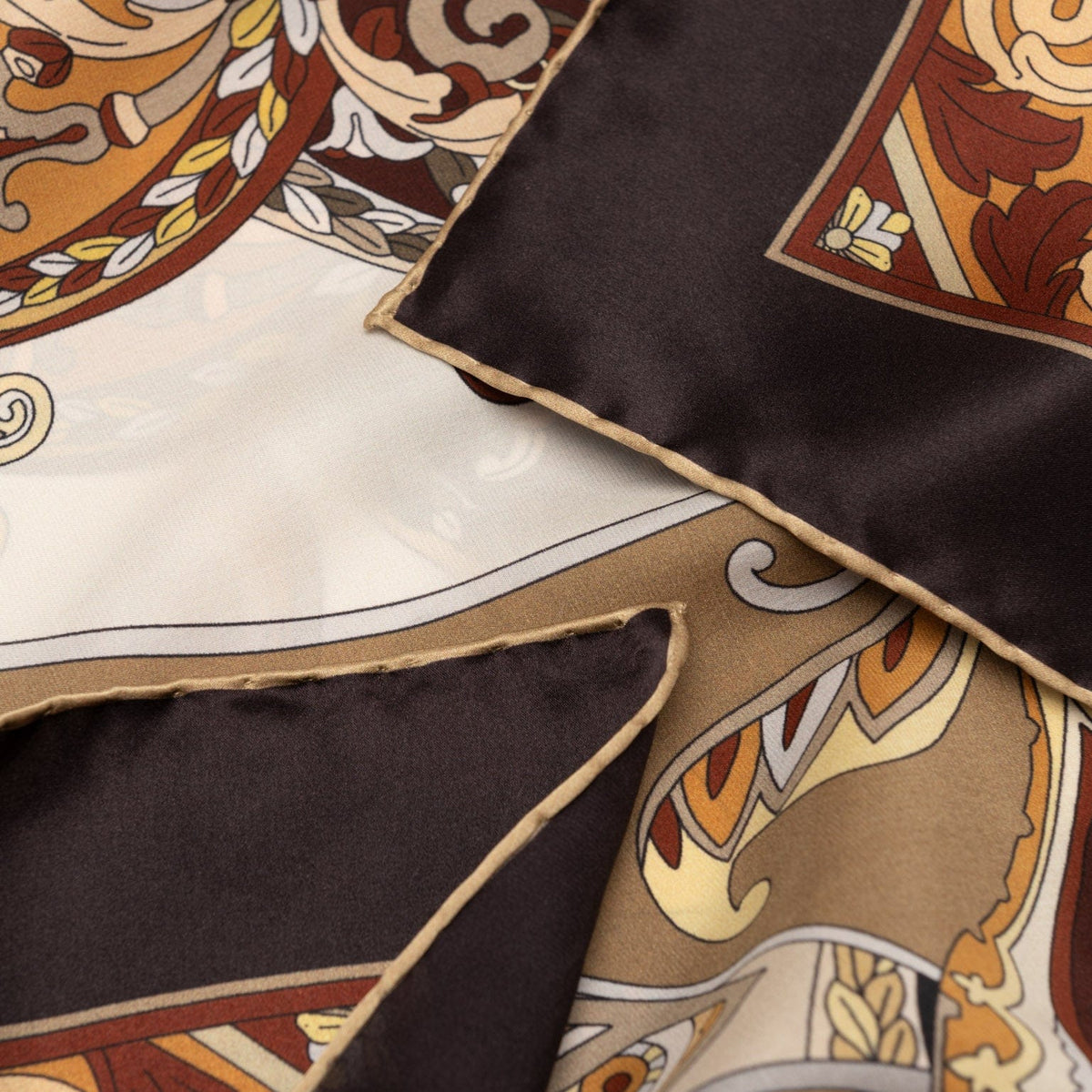 Women's Neutrals Silk Square Scarf