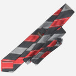 Red Striped Handmade Italian Silk Tie