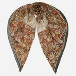Terracotta Modal Cashmere Square Scarf