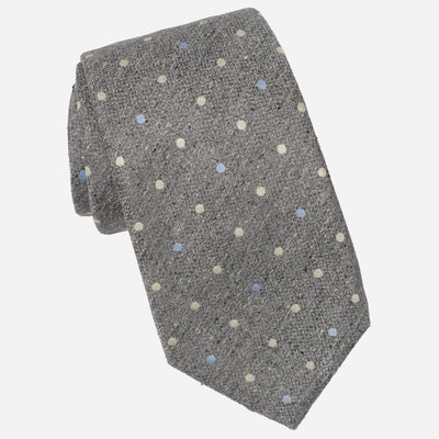 Contucci - Silk Jacquard Tie - Misty Grey