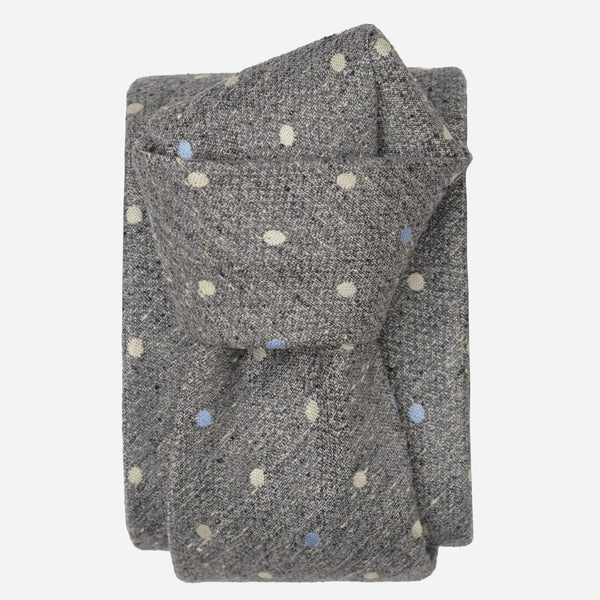 Contucci - Silk Jacquard Tie - Misty Grey