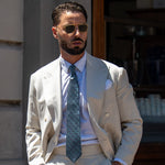 Turquoise Handmade Italian Silk Tie