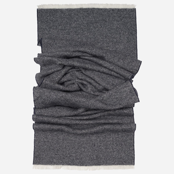 Men's Navy Italian Cashmere Scarf