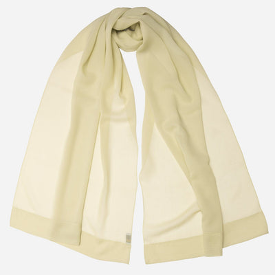 Lime Pistachio Silk Georgette Wrap Shawl