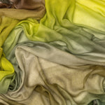 Green Modal Silk Square Scarf