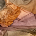 Sunset Red Modal Silk Square Scarf