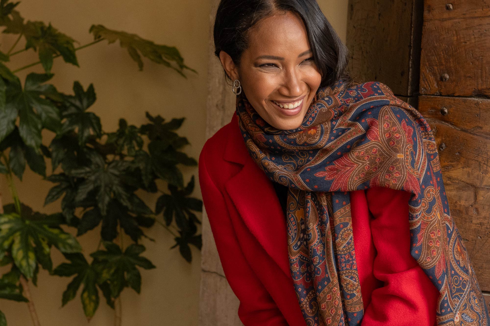 Luxury Italian wool scarf