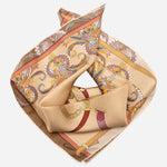Women's Bronze Handmade Silk Bandana