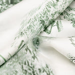 Women's Green Italian Long Silk Scarf