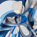 Women's Silk Bandana Blue