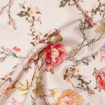 Women's Silk Bandana Floral Blush