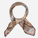 Women's Silk Bandana Brown