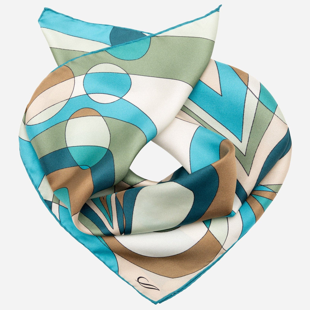 Women's Sea Colors Italian Silk Bandana