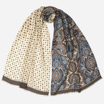 Italian Ivory Unisex Modal Twill Scarf