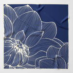 Women's luxury hand rolled Italian silk bandana scarf
