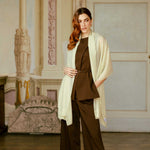 Lime Pistachio Silk Georgette Wrap Shawl