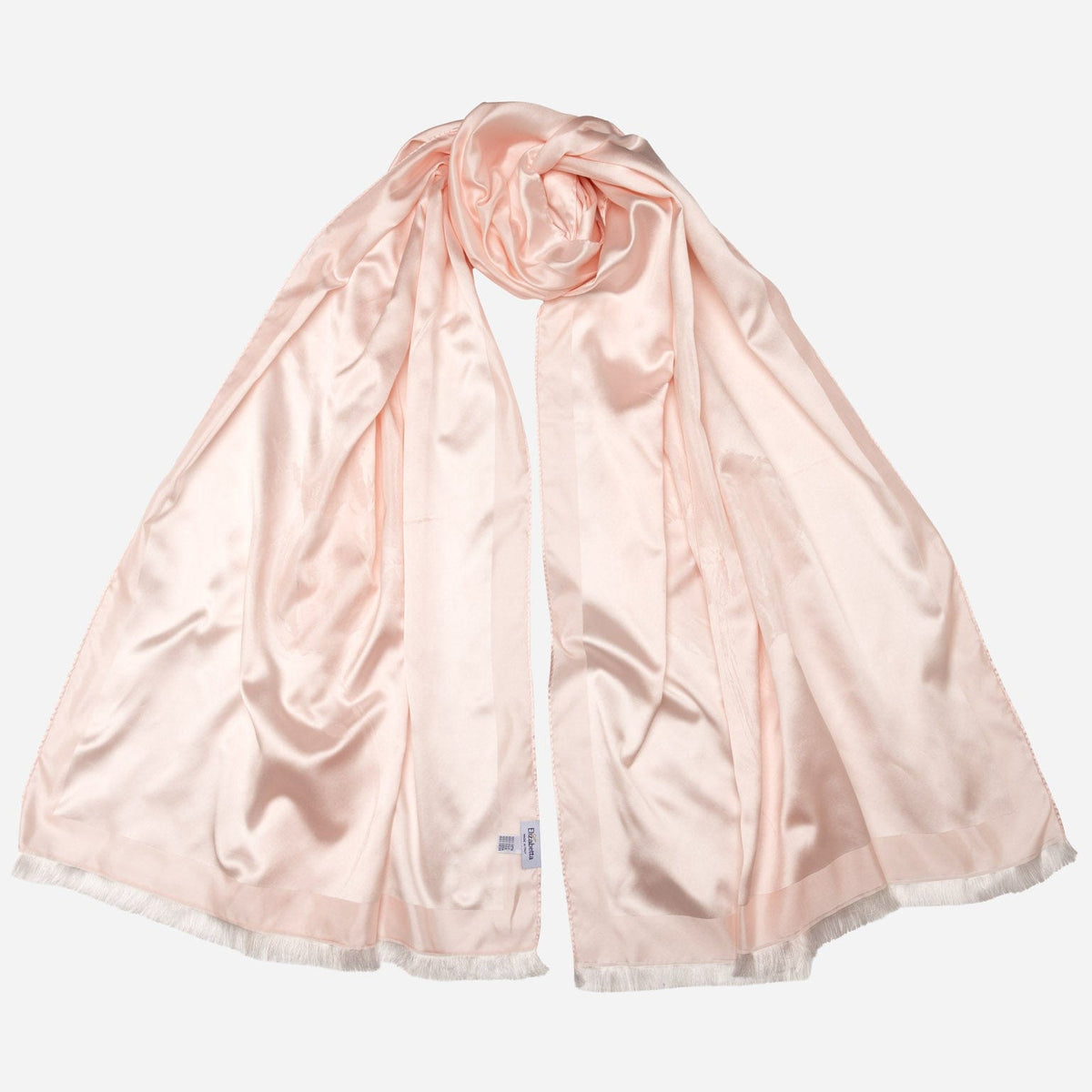 Pink Double Sided Silk Evening Shawl