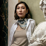 luxury silk bandana scarves for women