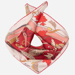 Women's Silk Bandana Berry Red