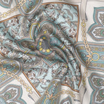 Women's Silk Bandana Aqua