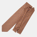 Amber Yellow Italian Madder Silk Tie