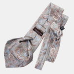 Handmade Jade Green Floral Italian Silk Tie