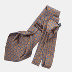 Handmade Blue Madder Silk Italian Tie