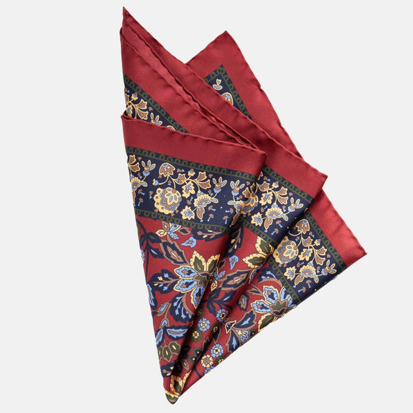 Uniformes 100% Silk Pocket Square With Triangles – Luxuria & Co.