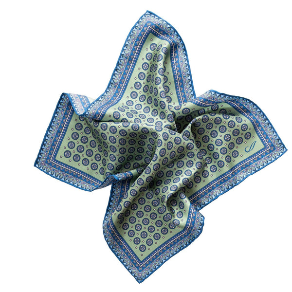 Uniformes 100% Silk Pocket Square With Triangles – Luxuria & Co.