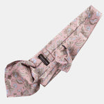 Handmade Pink Floral Italian Silk Tie