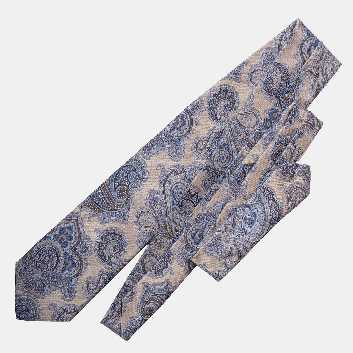 Pewter Italian Silk Jacquard Tie